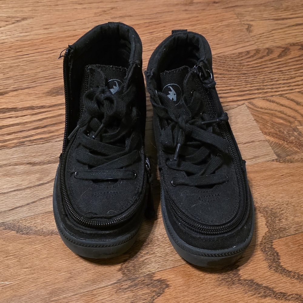 Kids Black High-Top Sneakers